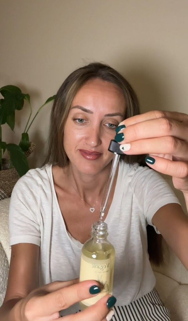 UGC video for Organic hair Oil product